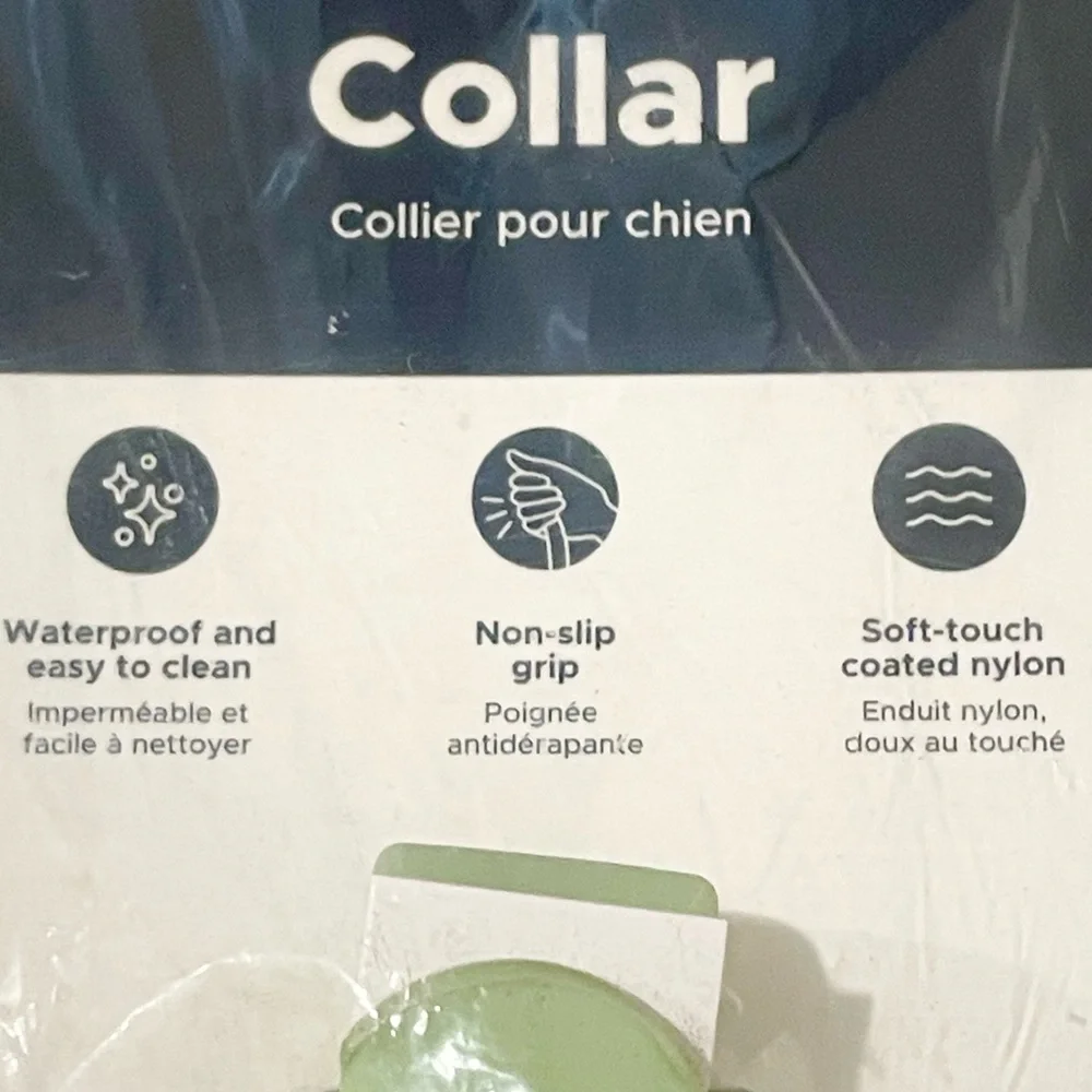 Diggs light green Waterproof Dog Collar - Medium